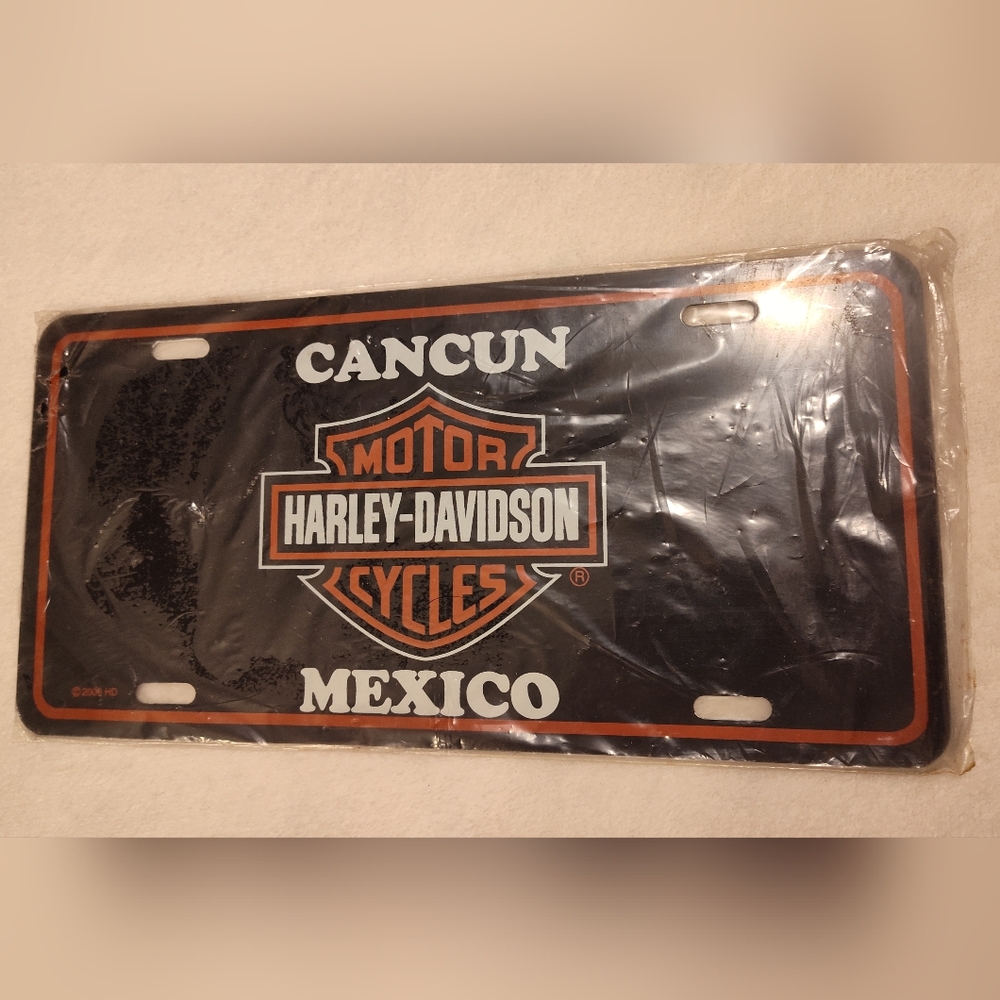 NEW! Harley Davidson Cancun, Mexico Plate